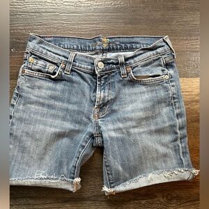 7 For all mankind Jean shorts
